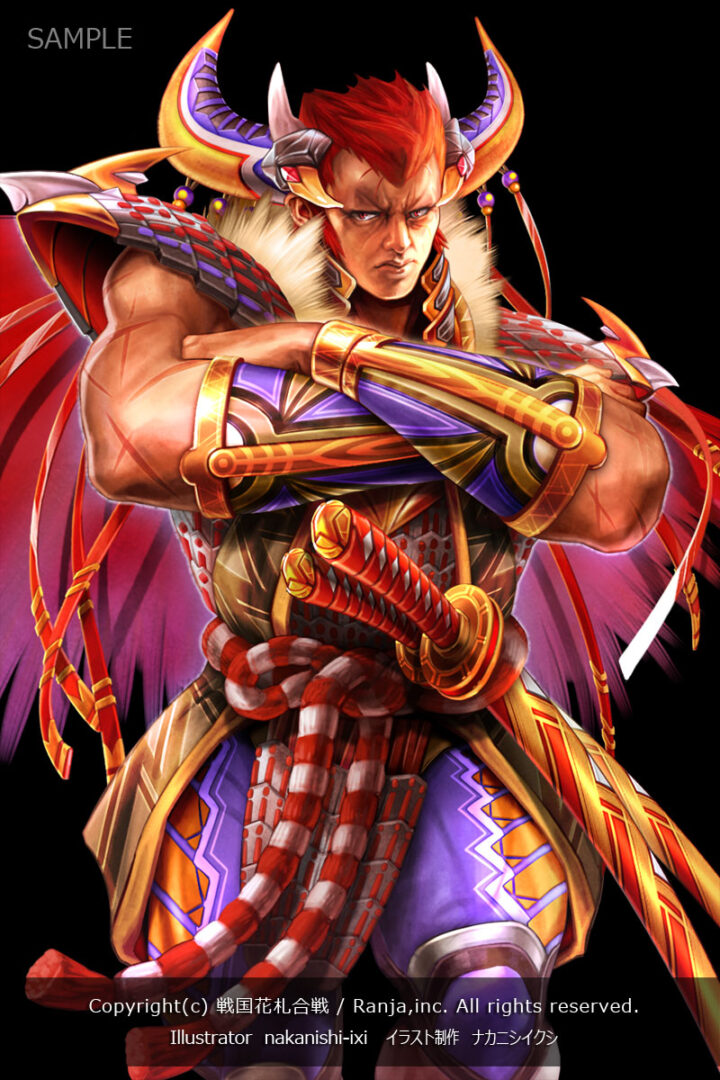 戦国花札合戦　武将　イラスト